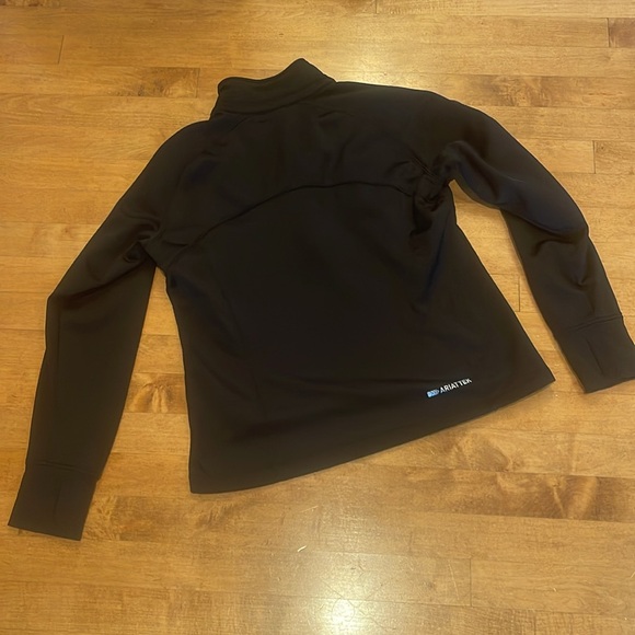 Ariat tek 1/2 zip black sweatshirt M new - Picture 2 of 12